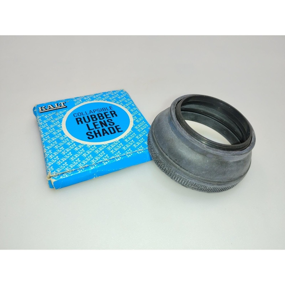 VINTAGE KALT 52mm Collapsible Rubber Lens Hood Shade - NOS / Excellent Condition
